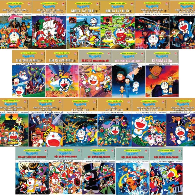 Combo Doraemon Tranh Truyện Màu Dài Trọn Bộ 22 Tập | Chính Hãng NXB Kim Đồng