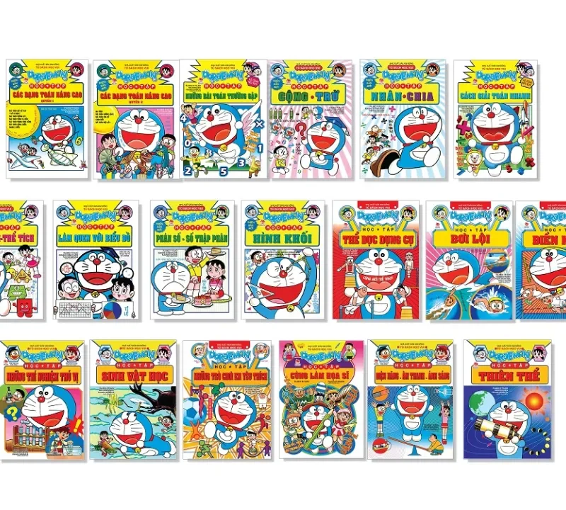 Combo Doraemon Học Tập Trọn Bộ 19 Cuốn | Sách Thiếu Nhi Chính Hãng